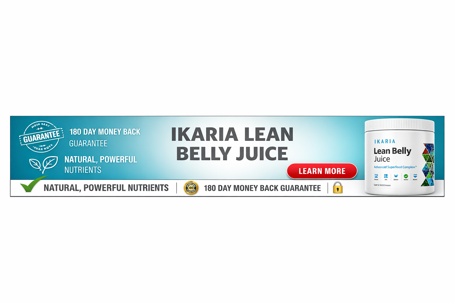 Ikaria Lean Belly Juice Banner
