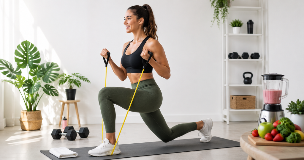 home workouts for beginners fitness tips BlenderRunner
