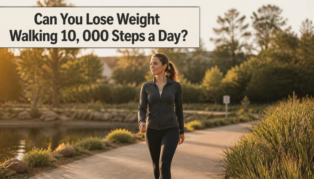Can you lose weight walking 10,000 steps a day?