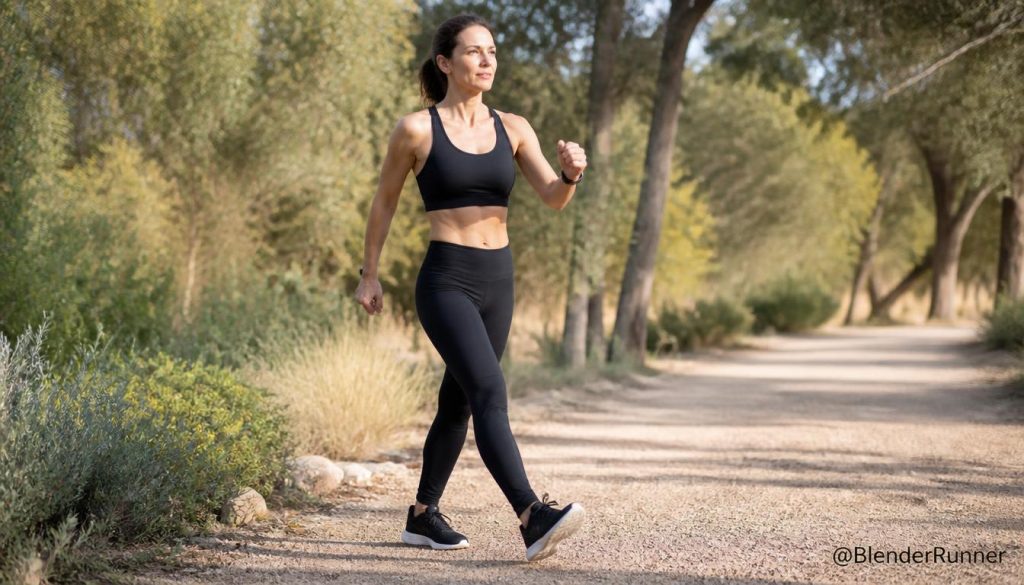 Japanese walking method interval training outdoor